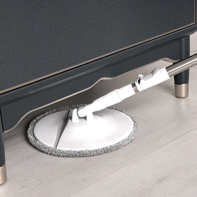 Jesun 2025 Clean Water Spin Mop and Bucket set Hands Free Self-Cleaning Floor Cleaning Swivel Mop Cleaner
