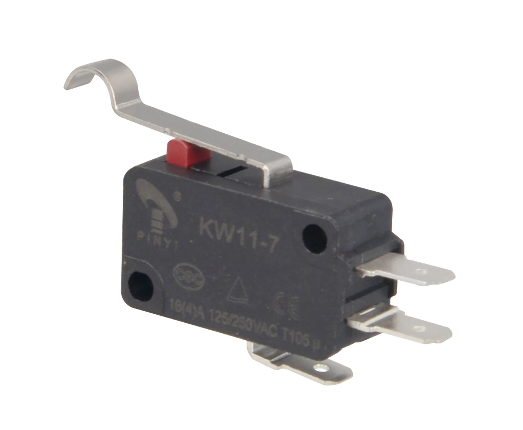 Промышленный мини-Микропереключатель с плоской круглой головкой и короткими ручками