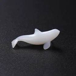 Y 1840 DIY 3D Mini Whale Resin Filler Plastic Vase Filler Small Mould Filler Resin Jewelry Making