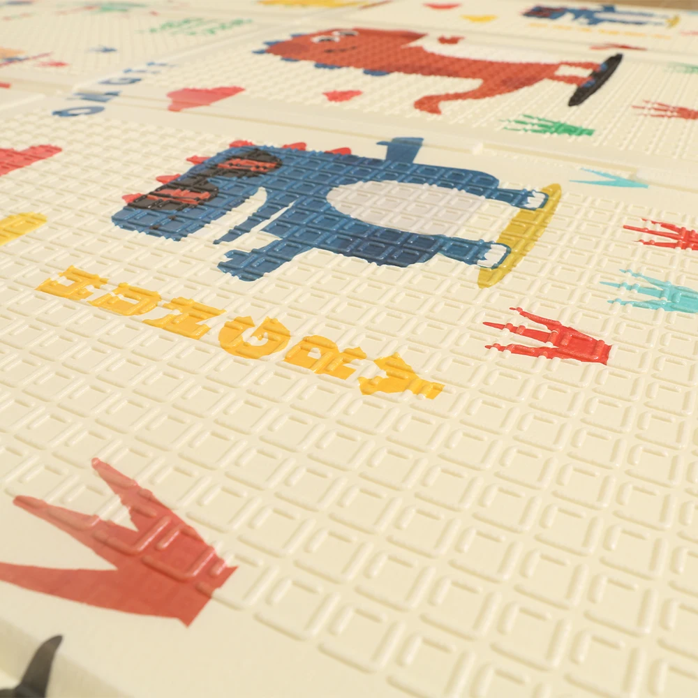 Custom Waterproof babies crawl fold Xpe foam large baby play mat for baby child