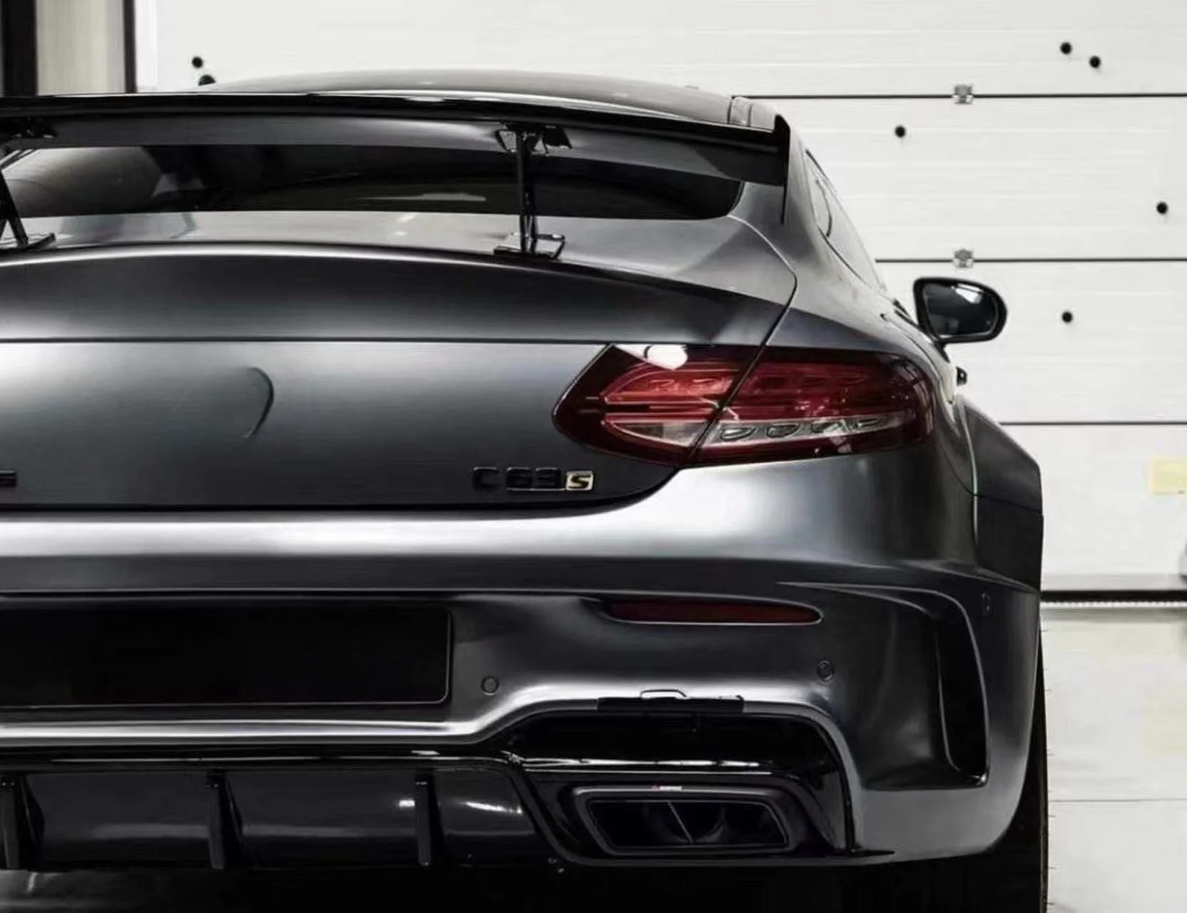 W205 C63/c class sedan /coupe PD style carbon/ FRP wide body kit for Mercedes 2015-on