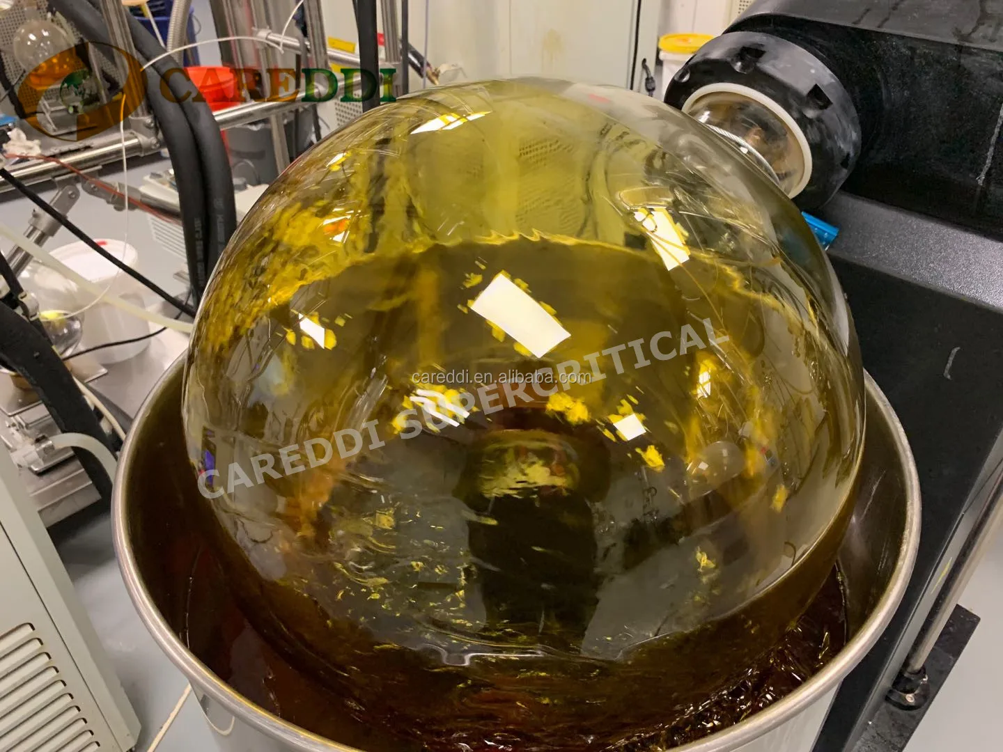 20L Glass Edible Oil vacuum filter machine Removing Wax for CBD Oil Purification