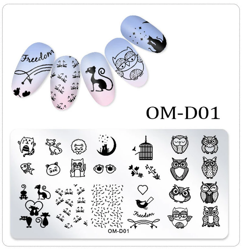 NAP004 12*4cm  nail stamping plates custom  for nails polish nail art design stencil  manicure accessories and tools NAP004