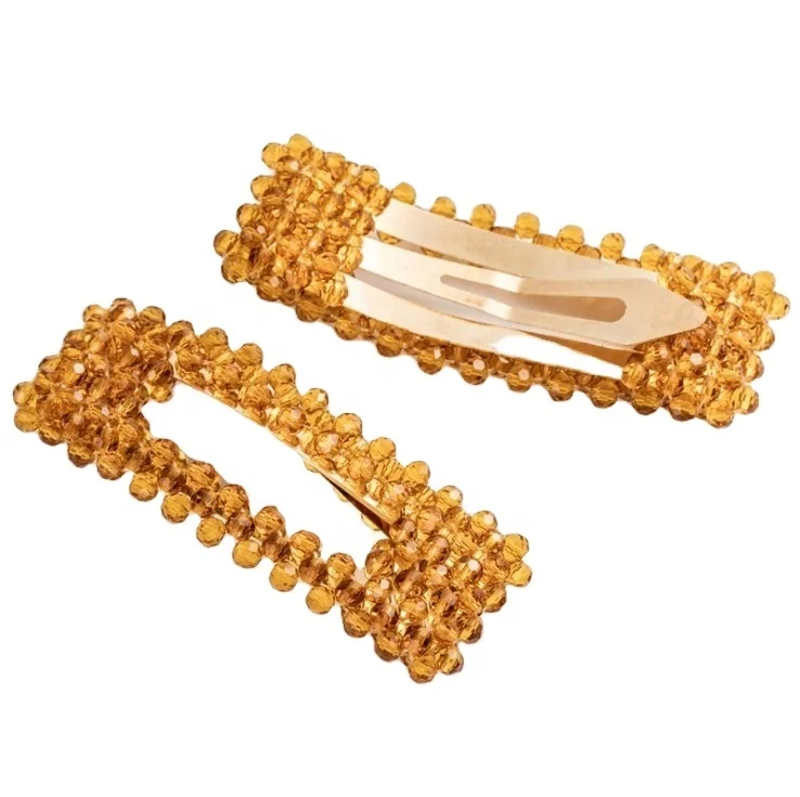 Fashion Beaded Snap Clip