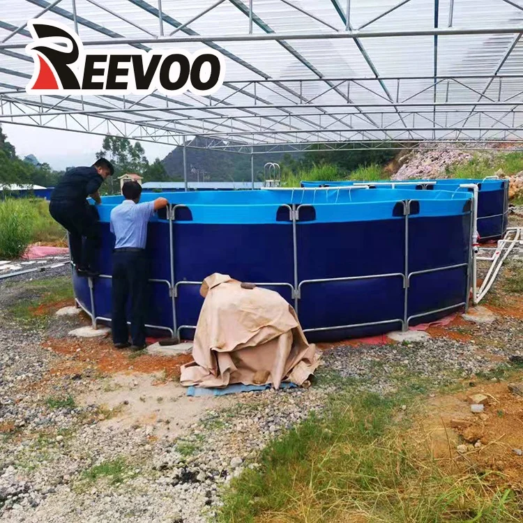 Large PVC fish farming tank PVC fish tank aquaculture