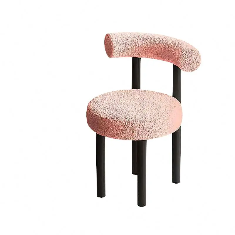 Fabric Chair With Metal Leg Anthracite Baquer