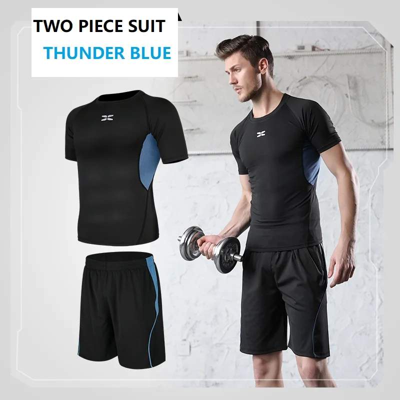 
Wholesale Short Sleeve Workout Tights Running T Shirt Apparel Gym Clothes Clothing Sports Fitness Wear For Men 