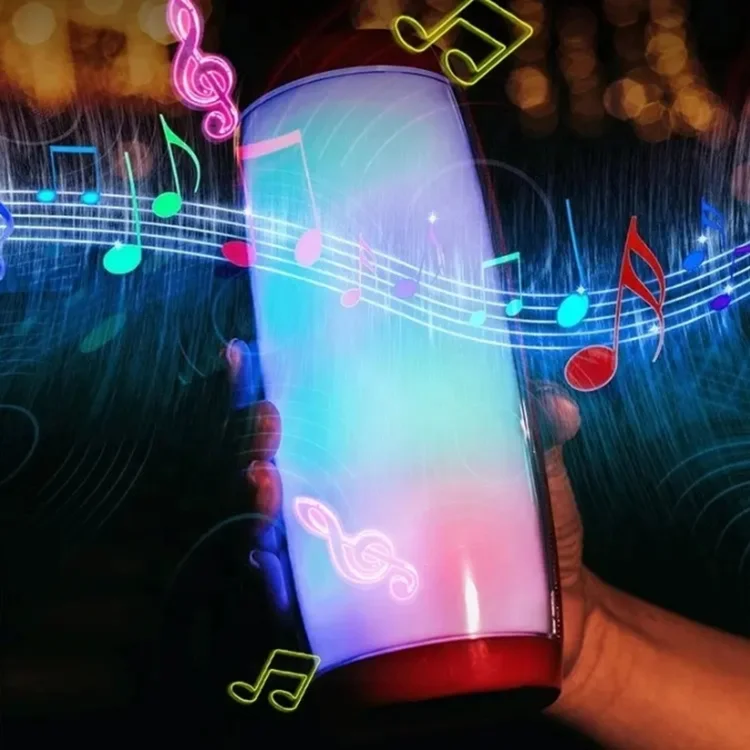 New BT Wireless active big Column Box Waterproof Portable Outdoor super Bass TF FM Radio Speaker With LED Light TG157