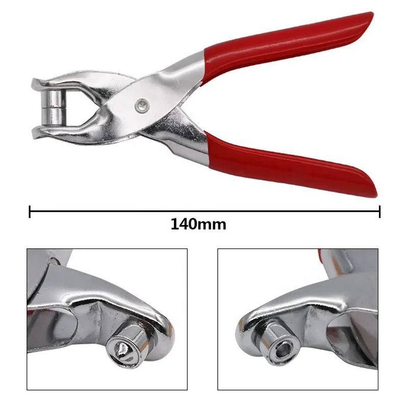4MM-5mm Eyelet Hole Punch Plier Kit Button Plier for Fabric leather cardboard