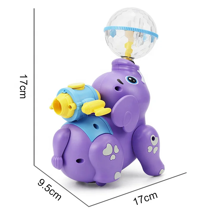 New design Elephant Toy With Music Flashing Light Kids Electric spray Toys Animal Cartoon Toys For Kids