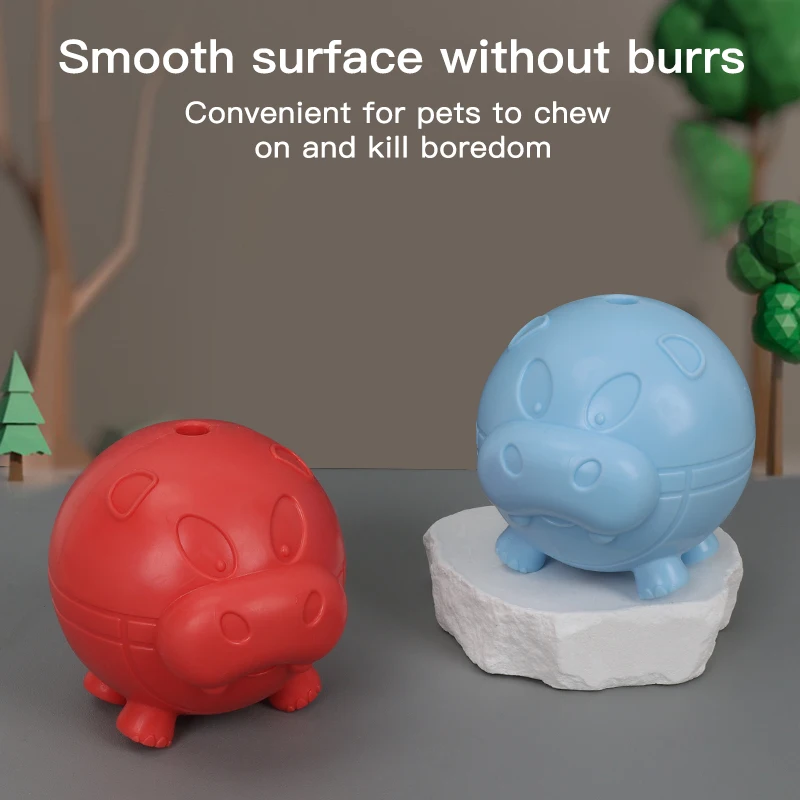 High Quality Eco-Friendly Interactive Pet Chew Dog Toys Outdoor Rubber Pig Toy