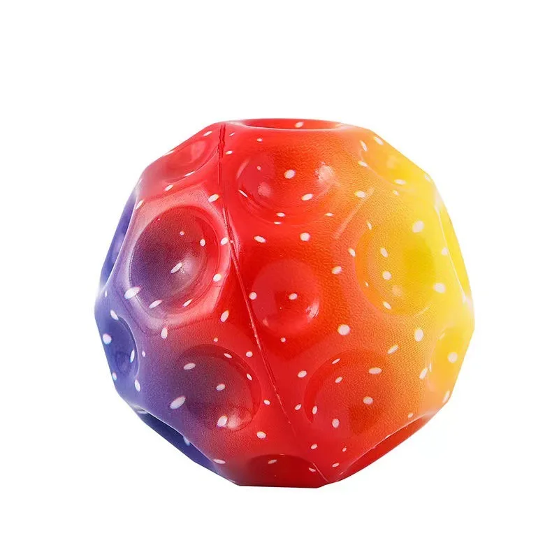 Wholesale Bulk 70mm Kids Adults Soft PU Foam Anti-stress Pink Human Light Super Green Bouncy Hand Balls High Bouncing Ball