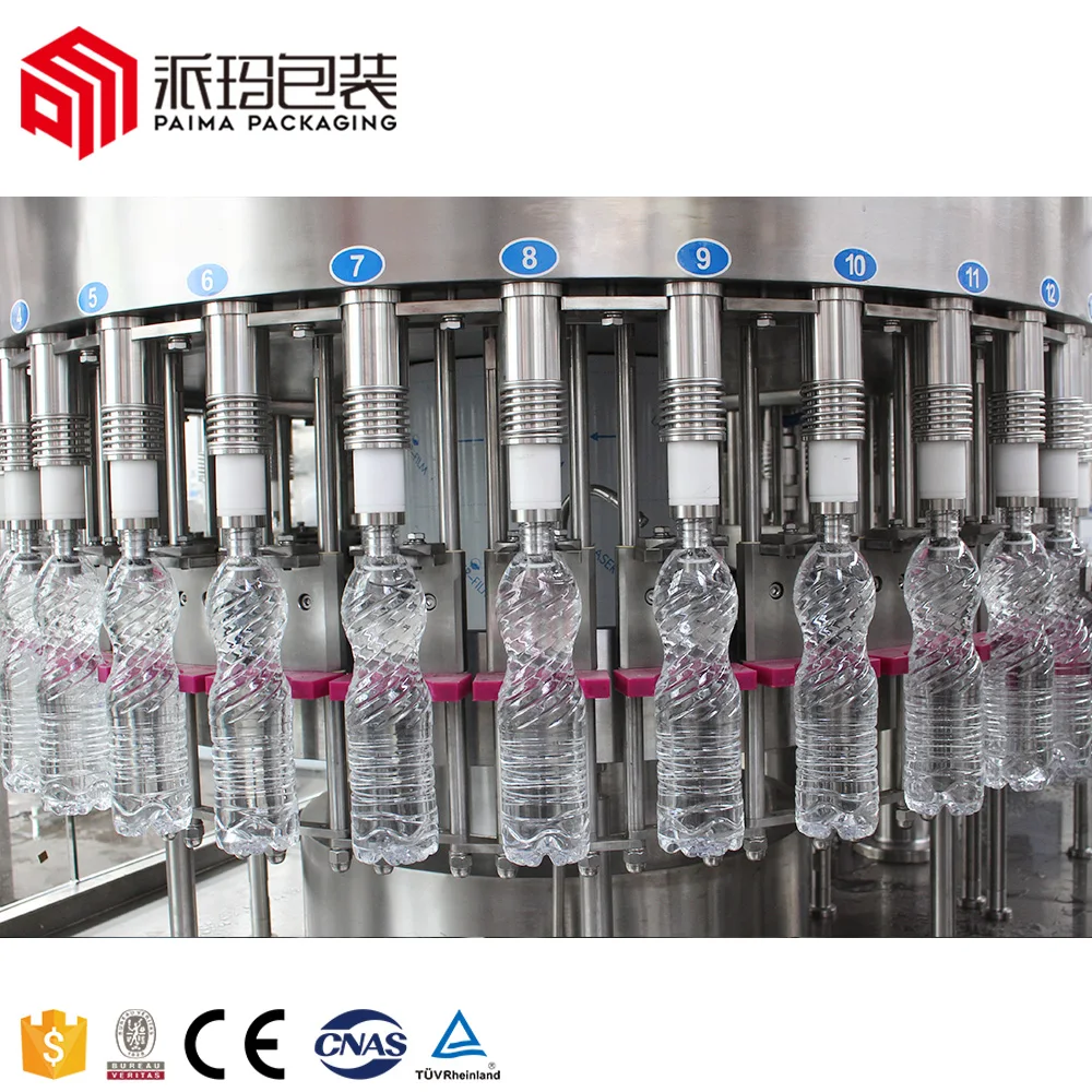 Automatic Plastic Gallon Disposable Bottle Washing Filling Capping 5 10 19 Liters Water Filler Bottler Machine
