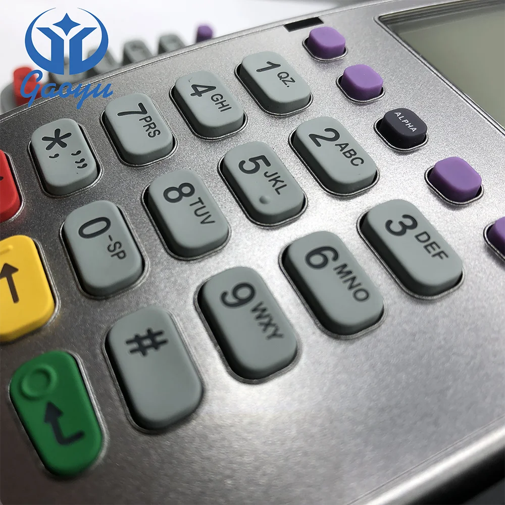Силиконовая клавиатура Pos для клеммной клавиатуры машины Verifone VX520 VX690 VX675 pos.