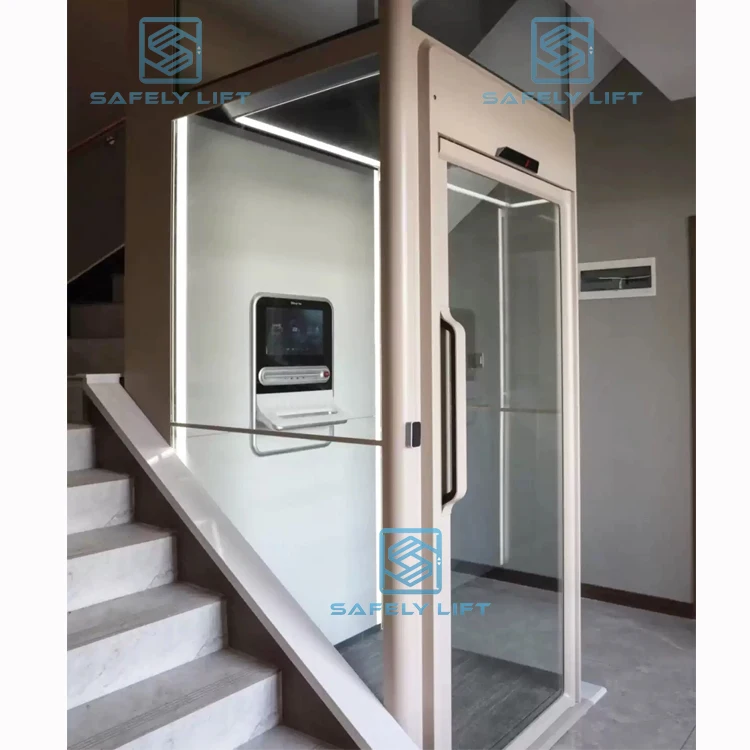SAFELY 1-3 floor indoor outdoor shaft elevator lifts  used home customized