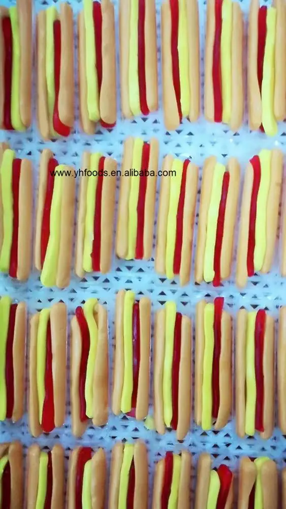 10g burger gummy candy fast food series soft jelly sweets