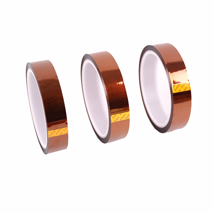 Finger Adhesive Tape Double Sided Temperature Resistant Golden Free Hot Melt Adhesive Film Silicone Tape ROHS Masking 260 CN;GUA