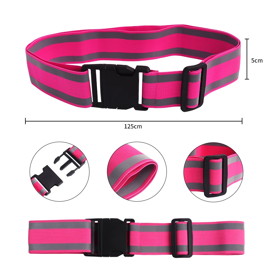 Unisex Customizable Printing Cross-border Hot Sell Reflective Night Running Gear High Visibility Safety Vest Set