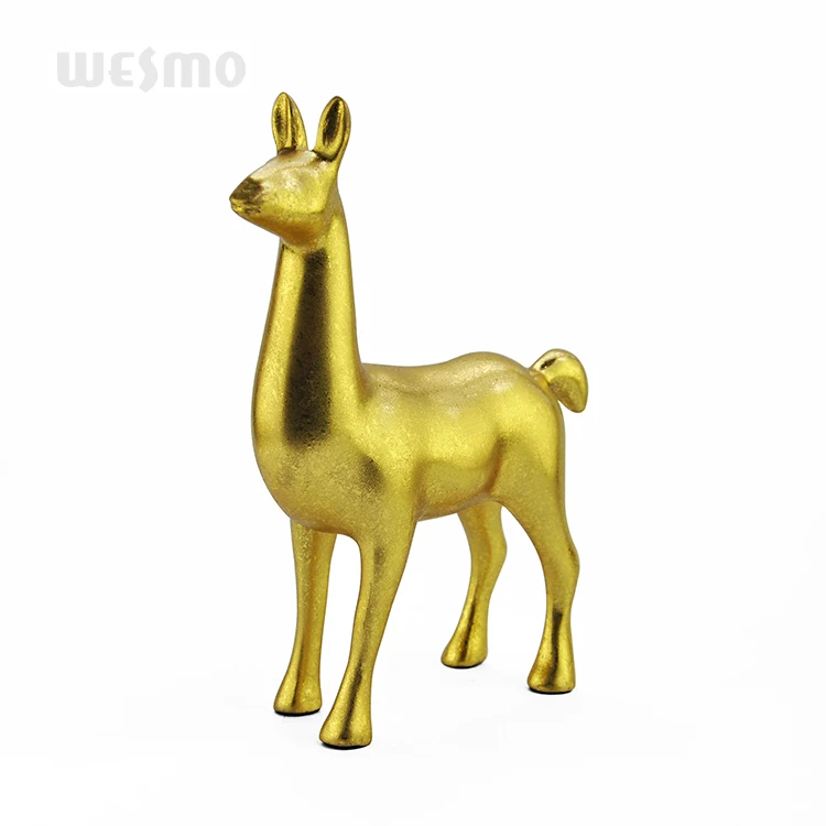 Reasonable Price Elegant Giraffe Tabletop Statue Bathroom Decor Set Of Resin Ornaments Art Animal Statue Decor