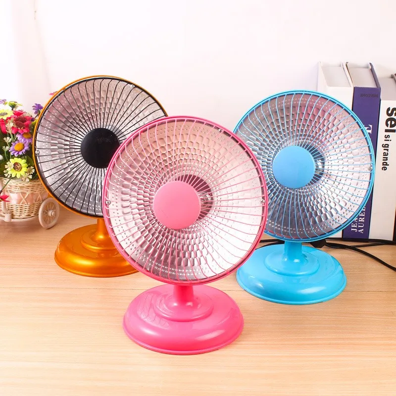 9 Inch New Design Portable Mini Personal Desktop Heater Fan without Remote Control Quartz Electric Fan