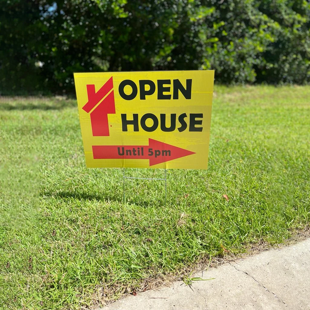 Custom Printed Wholesale Yard Signs Board Billboard Advertising Board corrugated board for halloween