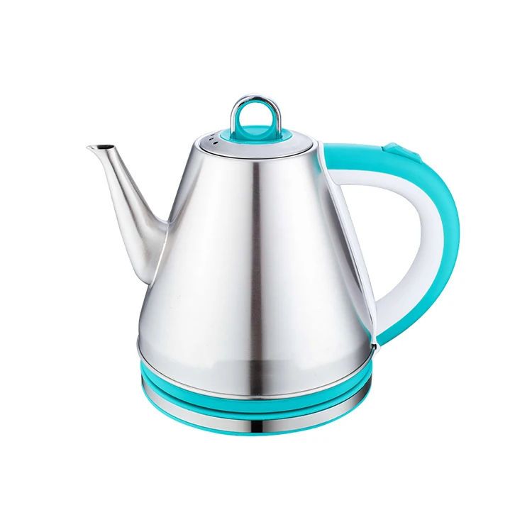 1.2 Liter Top Selling Model Hotel Stainless Steel Electric Tea Kettle With Tray For Iraq Market