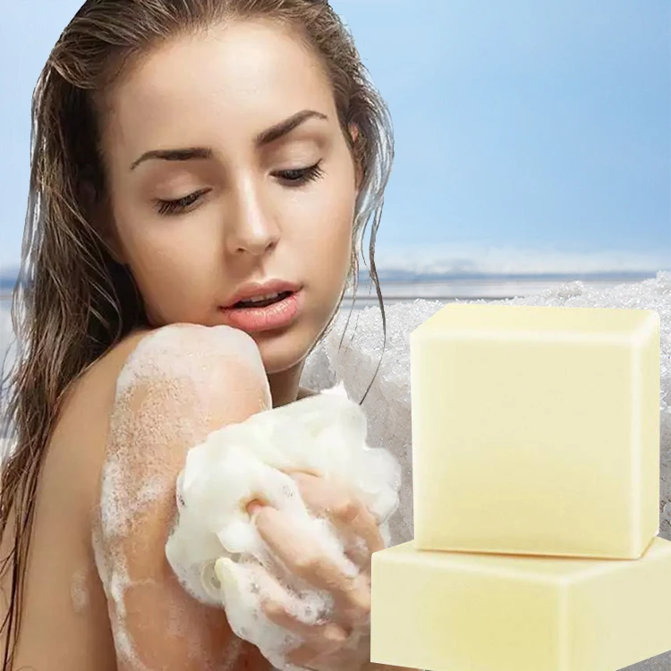 Custom Logo bath supplies Natural Sea Salt Soap Organic Whitening OEM