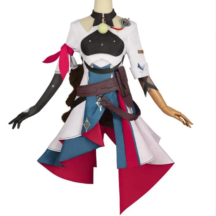 ecoparty Natasha Cosplay Costume Wig Game Honkai: Star Rail Cosplay Natasha Fullset Female Halloween Carnival Cos Party Suits