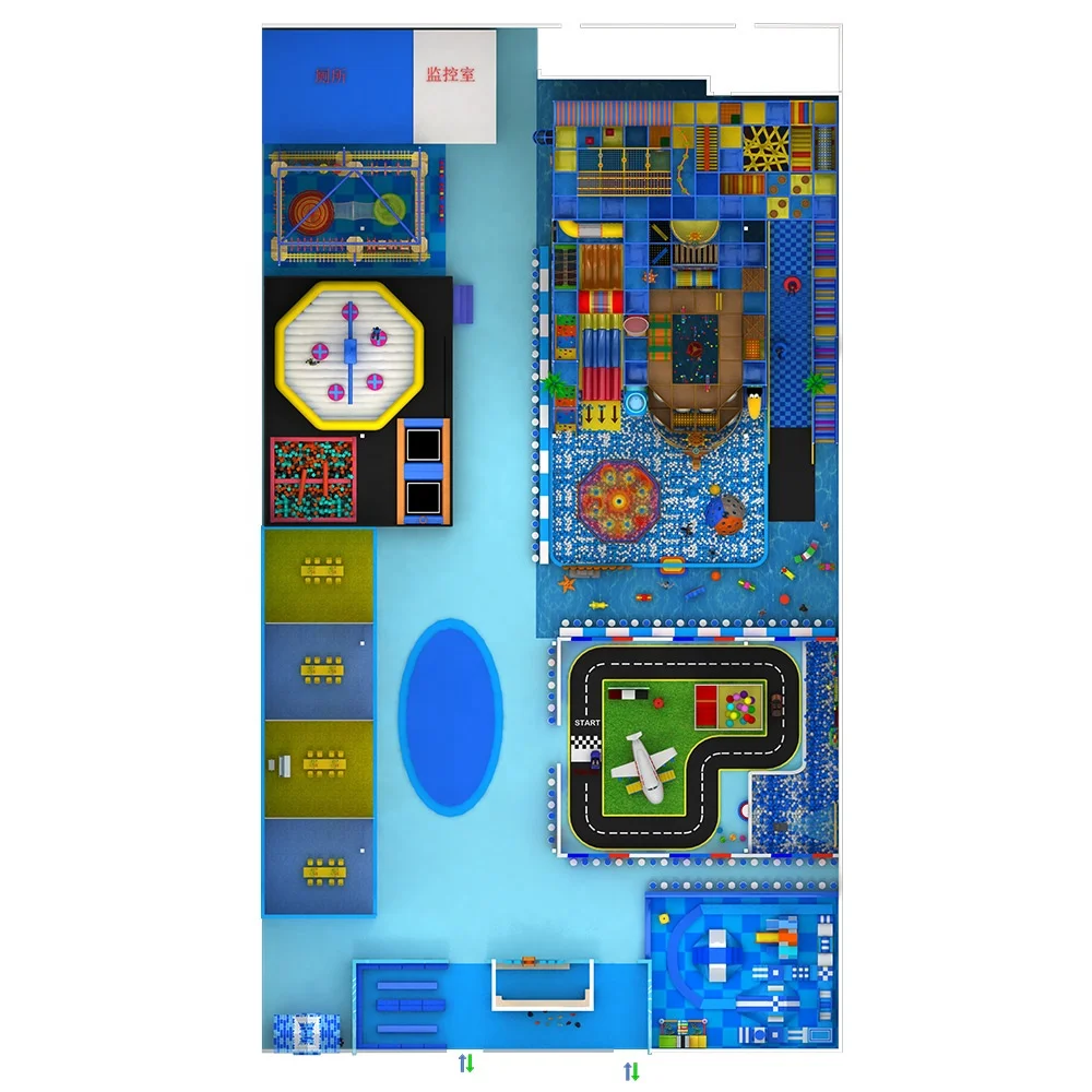 Professional Commercial Indoor Toddler Playground Amusement Park Equipment Sets