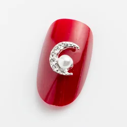New Design Shine 3D Metal Nail Art Decoration Pearl Rhinestone for DIY Beauty Nail