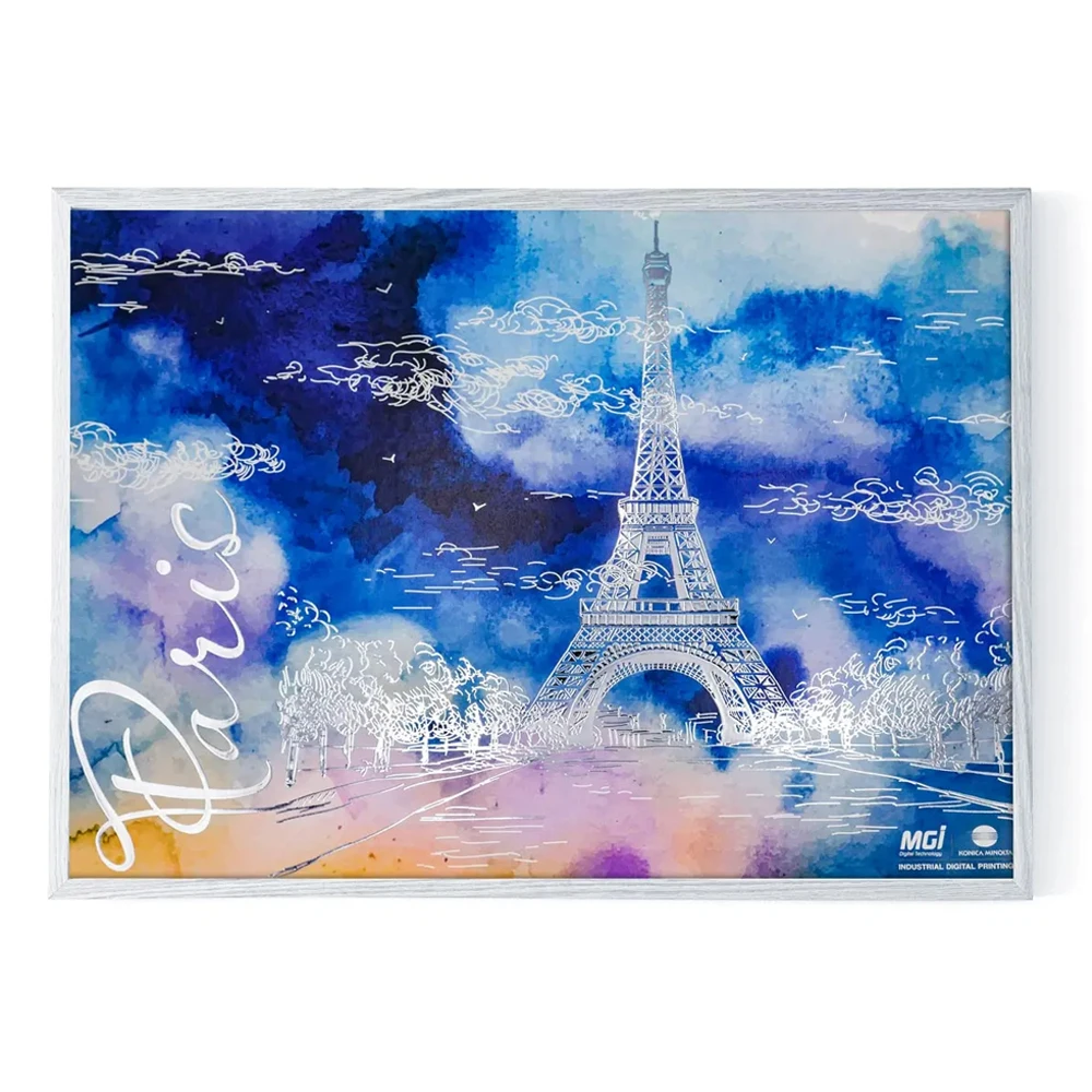 Custom High Quality Large Size Gold Foil Paper Poster Printing Wall Decor Art Promotional Poster Printing