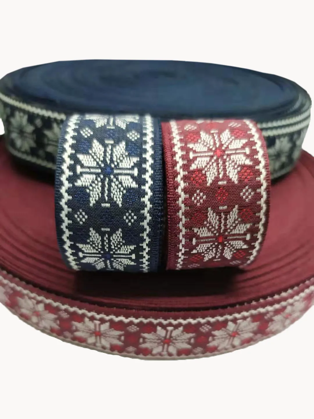 Nation style custom jacquard webbing anyaman / strap for 20mm