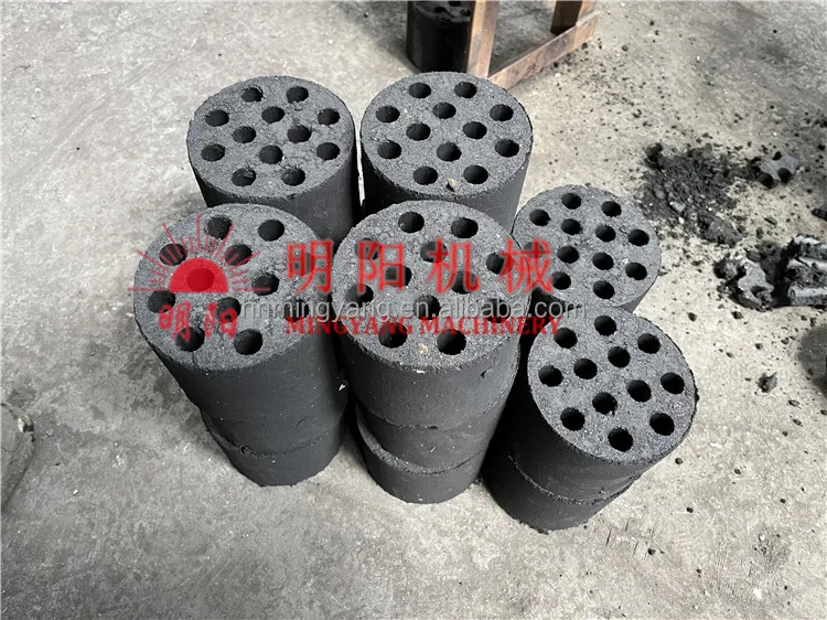China Best Selling Honey Comb Shape Charcoal Coal Dust Briquette Making Machine Price