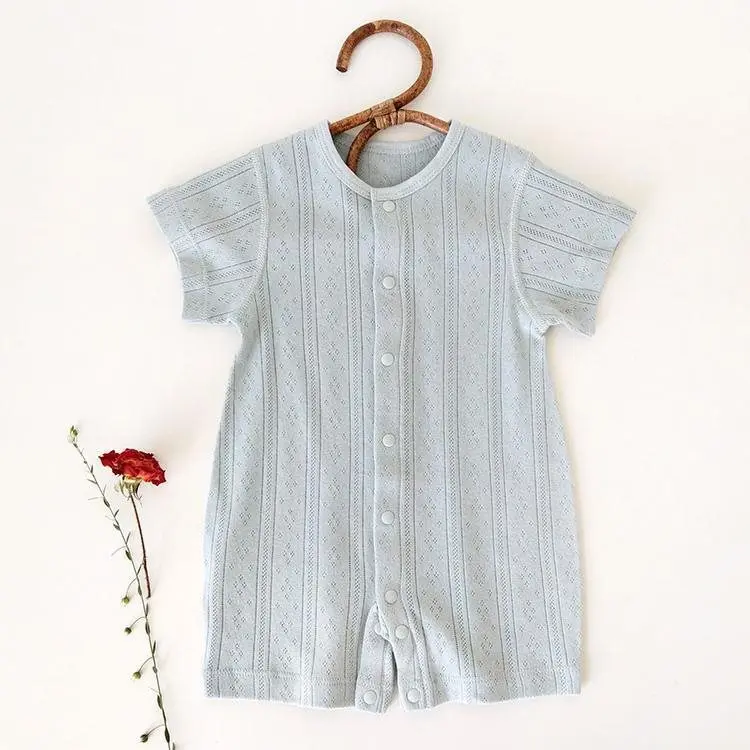 1 Pc Personalized Label Bamboo Cotton Baby Romper  Summer Newborn Infant Toddler Boys & Girls Bamboo Baby Clothes