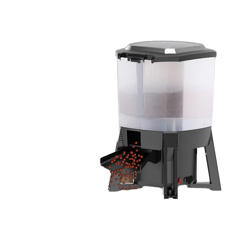 WiFi Remote Control Auto Fish Feeder Solar Automatic CFF 106 206 Aquarium Aquaculture Farm Fish Tank Pond Feeding Made Plastic