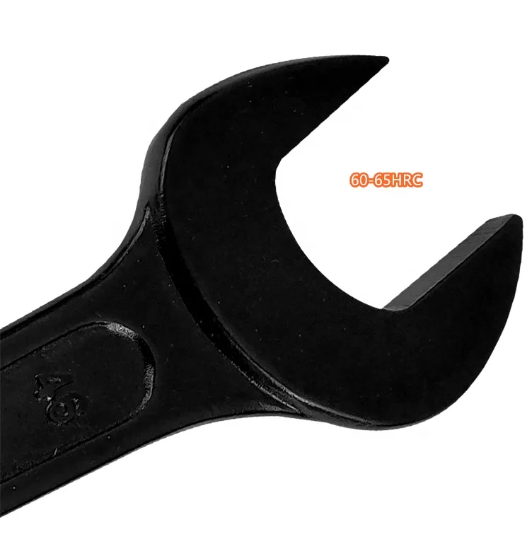 Heavy Duty Repair Tools Black Finished Torque Open End Slogging Spanner Wrench