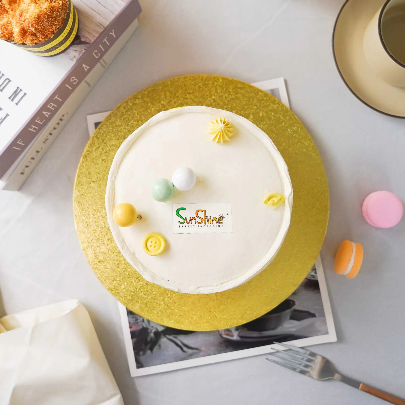 Customized White Cake Drum Round Cake Drum 4-20 Inch Cake Drum Board