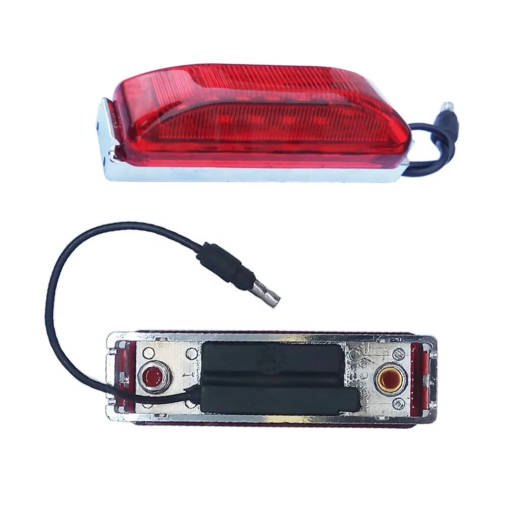 Hot sale red 4 inch side marker clearance led lights for RV trailer truck