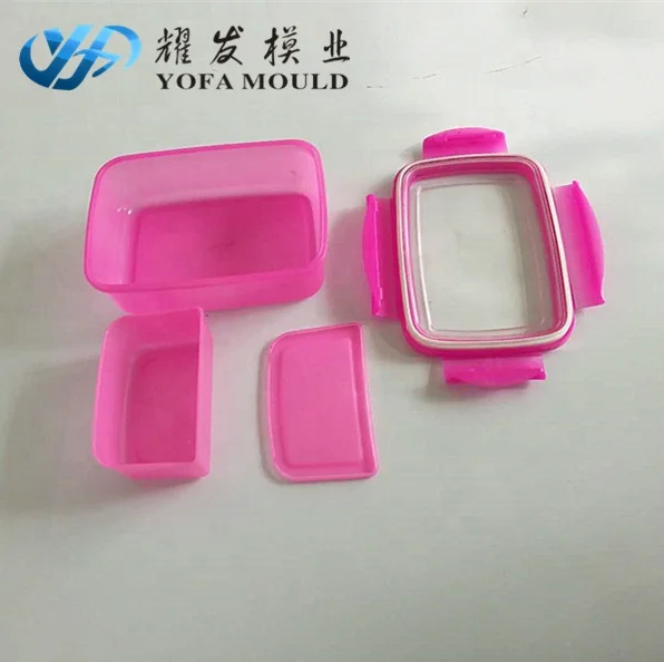 
plastic injection customized design seal pot tank food box container mould mold 