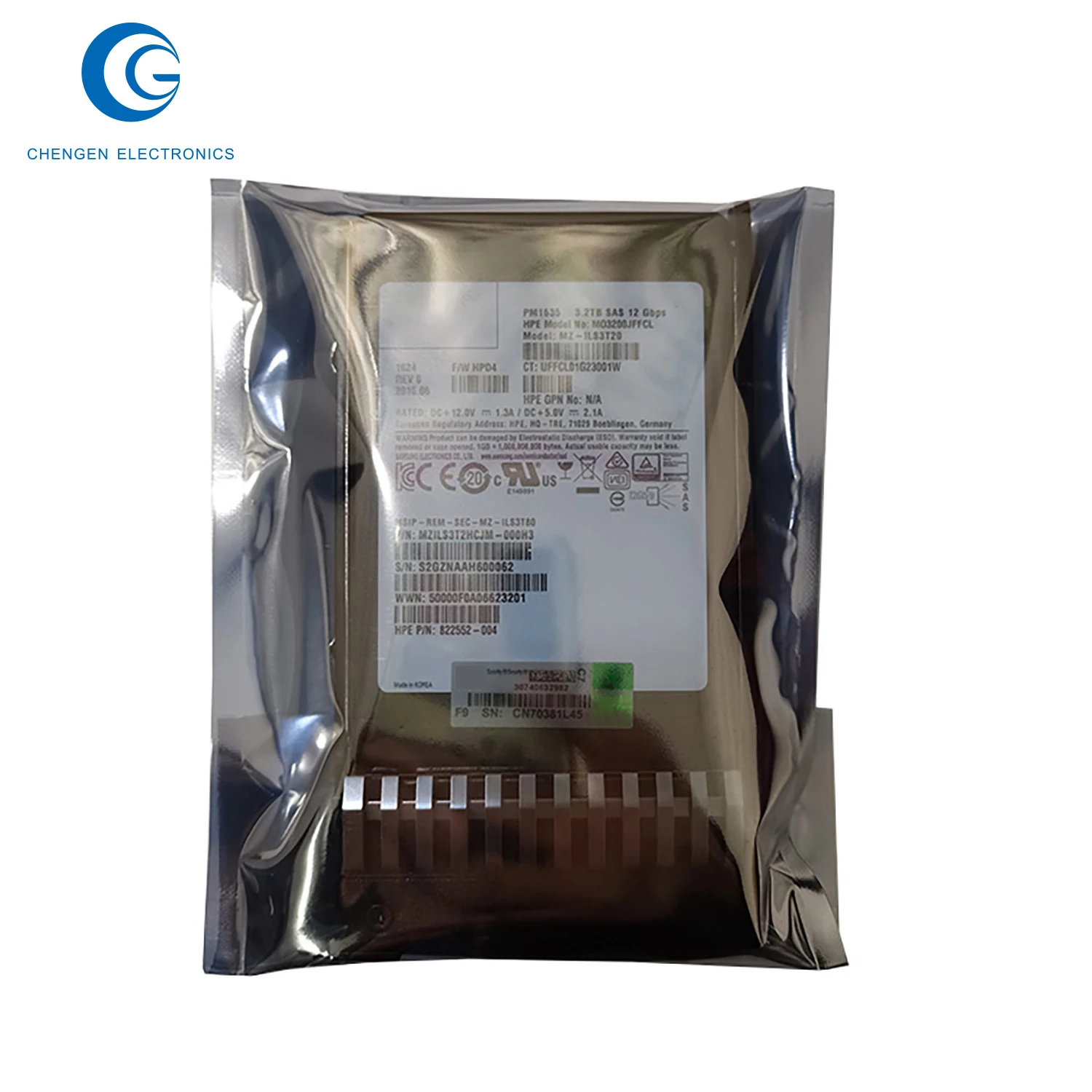 N9X92A 822552-004 841501-001 аккумулятор большой емкости SSD для Msa 3 2 ТБ 12Gb SAS 5 дюймов 800 МБ/с. скорость записи жесткого диска