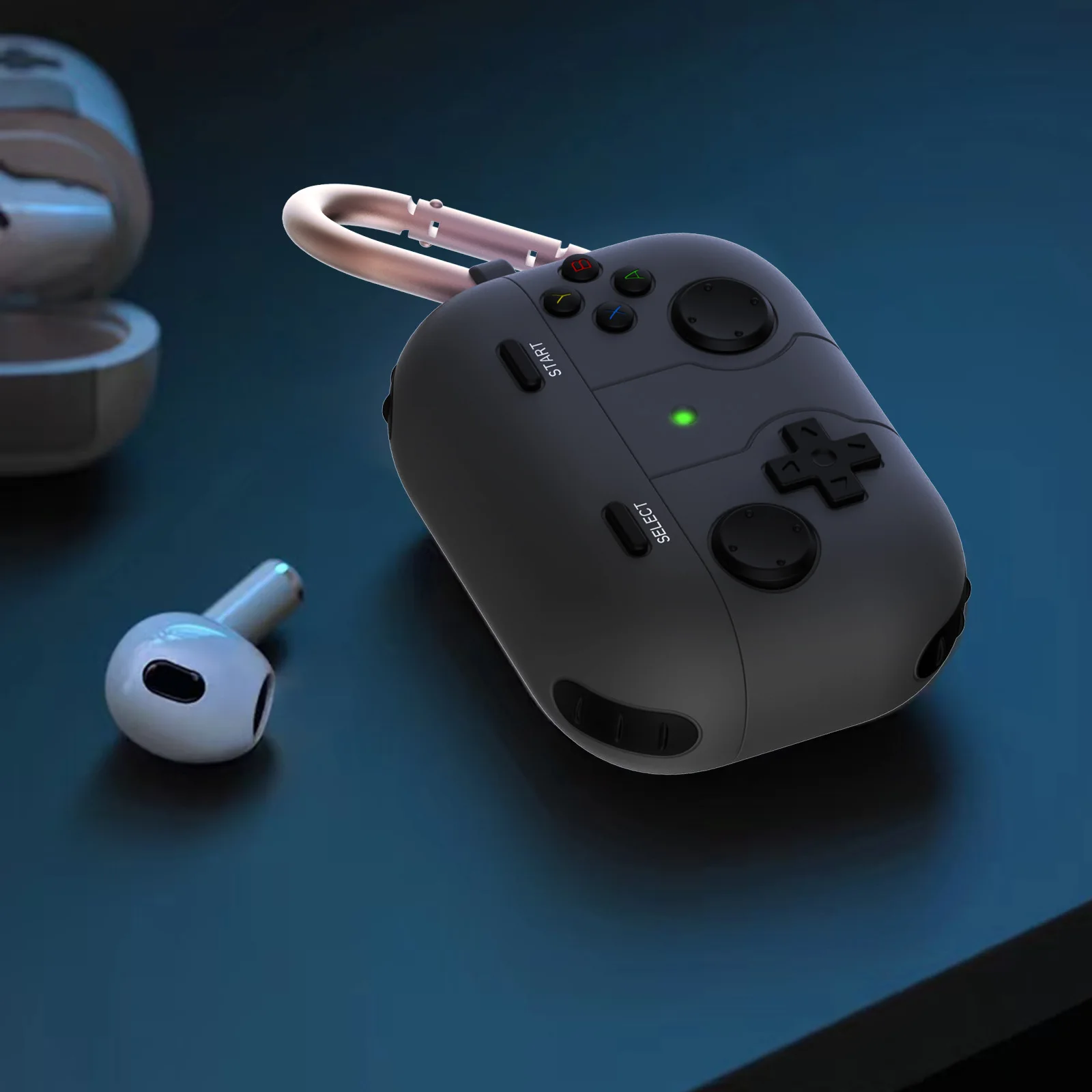 Shockproof Silicone Headphone Cover Wireless 3D Game Console Keychain Protective Cover for Airpod Pro 3