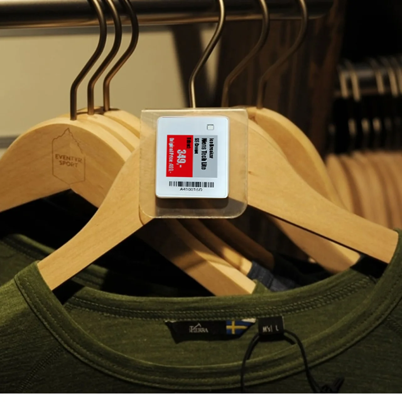 1.54 Inch Supermarket E-ink Epaper Display Wifi Wireless Esl Electronic Shelf Label Epaper Digital Price Tag for clothing shop