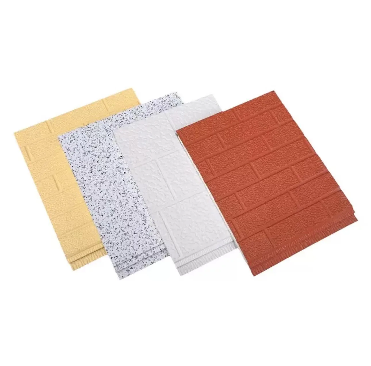 Environmentally Friendly Pu Polyurethane Foam Sandwich Decorative Wall Panels Metal Carved Board