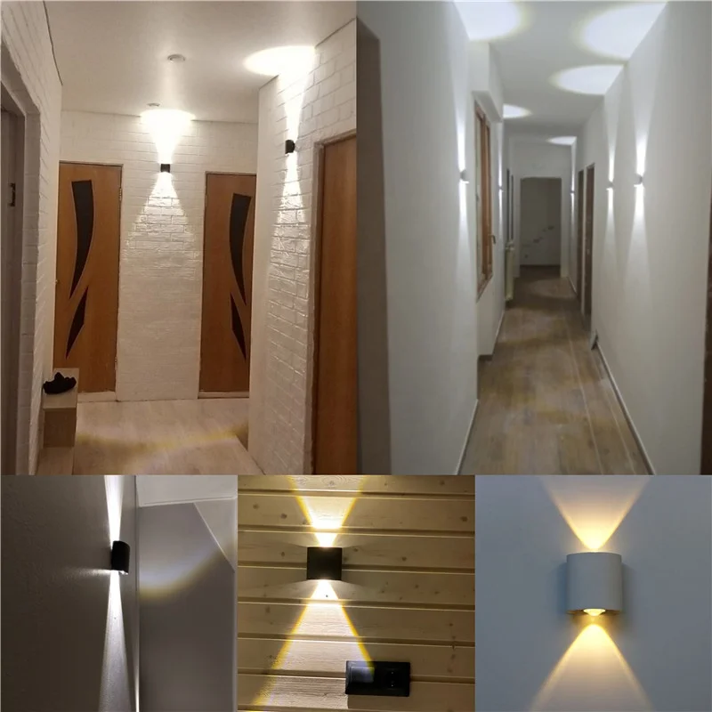 Wall Lights Modern Outdoor Wall Light Design Modern Led Wall Sconce Lamp for Home Mounted up and Down Living Room 