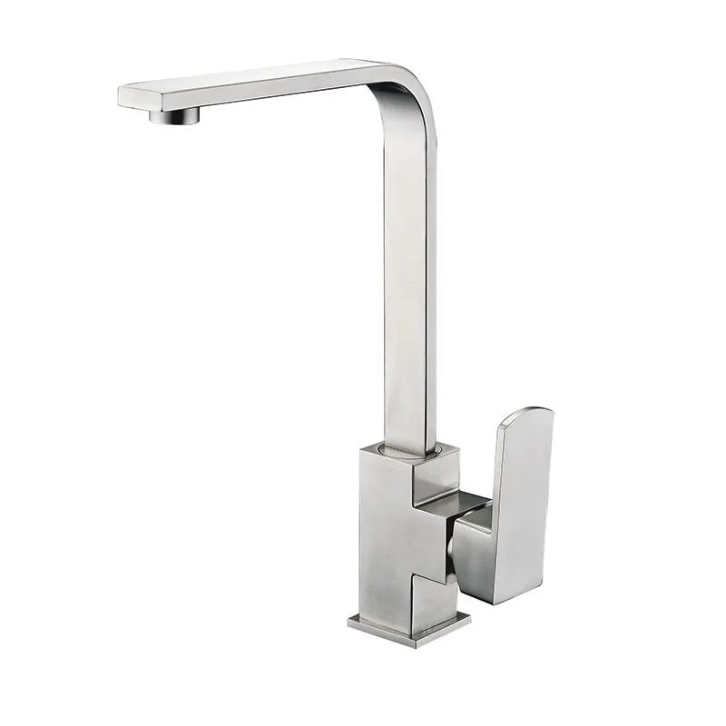 Kitchen Free Stand Hot and Cold Water Faucet Chrome Plated Mixers Ceramic Valve Water Taps for Bathroom Sinks