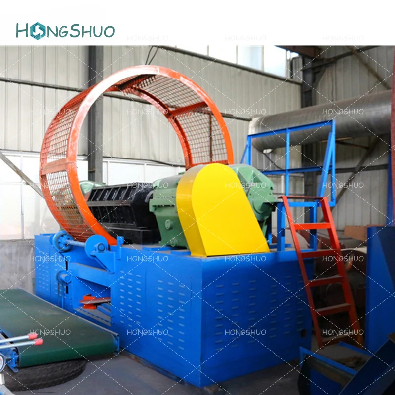 Scrap Tire Shredder Machine/ Tire Shredding Equipement High Output