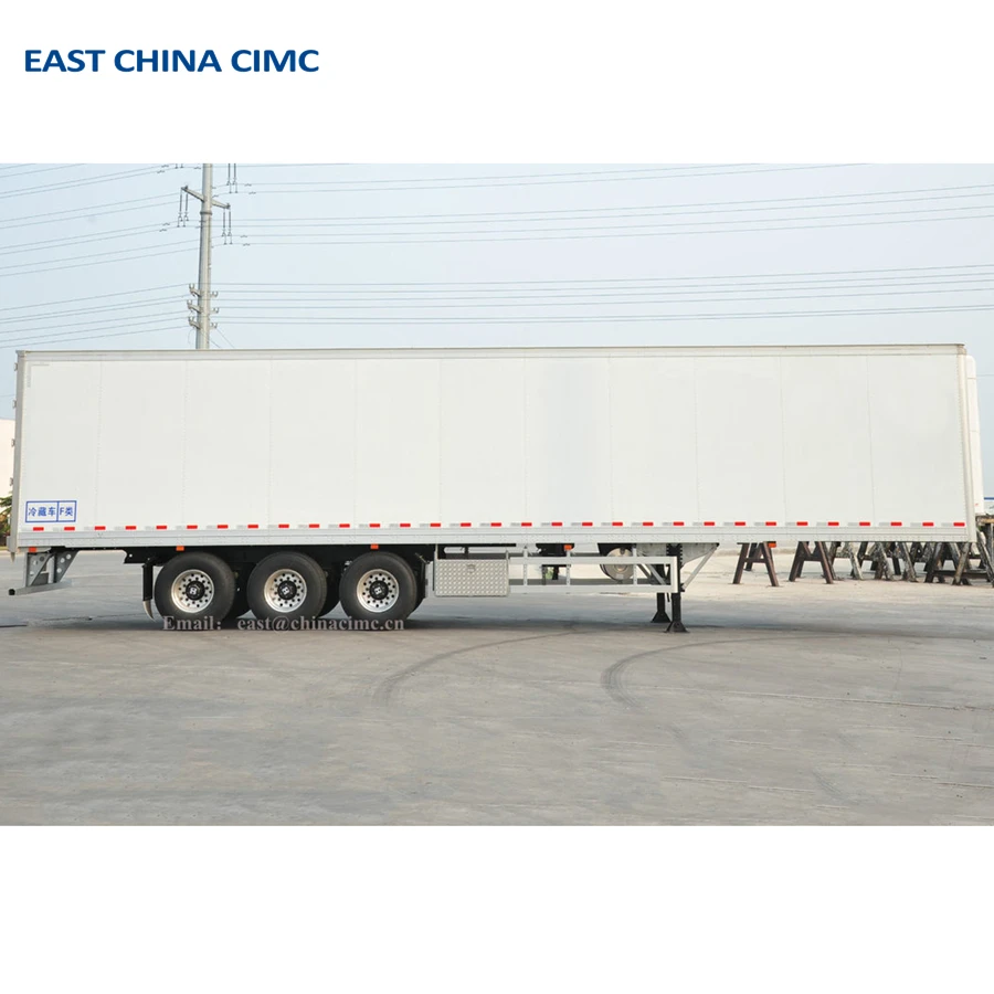 Thermo King 40ft CIMC Refrigerated Container Truck Trailer With 3 Axles