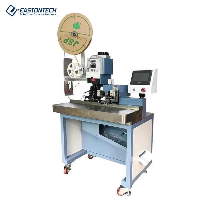 EW-50F Multicore sheathed cable strip crimp machine/crimp machine wire automatic lug crimping wire cut and strip/crimper