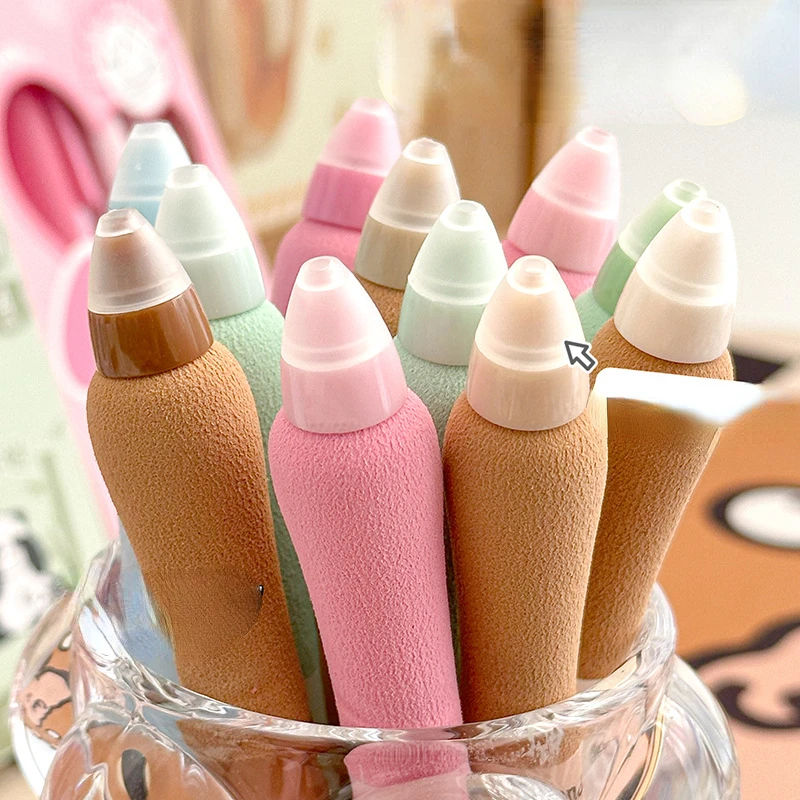 New Cartoon Soft Grip Erasable Pen Creative ST Head Sponge Pen Student Signature Set  gel Pen 0.5MM