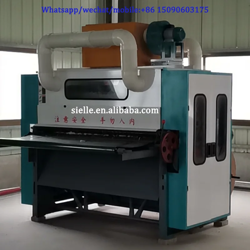 Industrial wool carding machine
